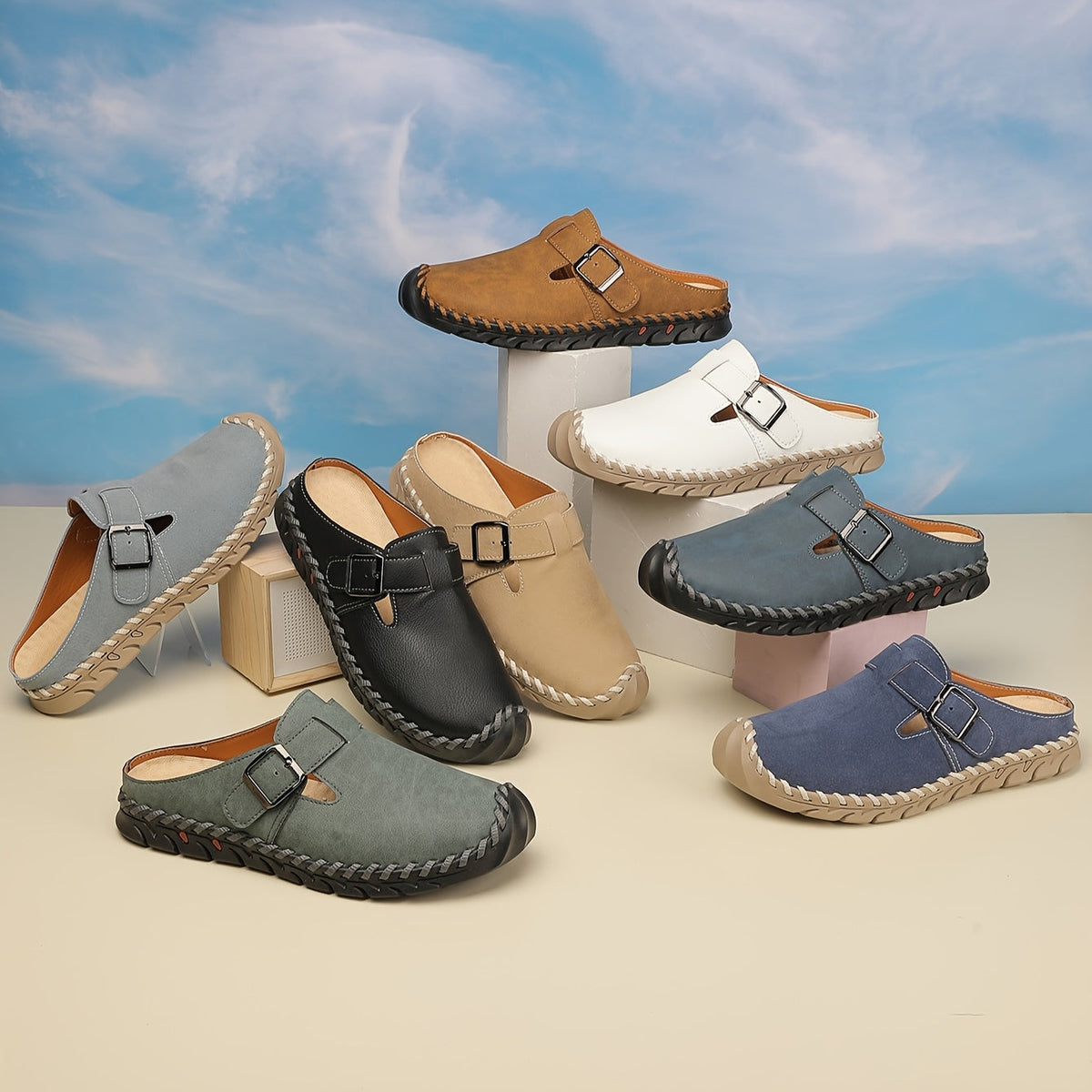 Marly – Comfort Mule with Buckle, view 17