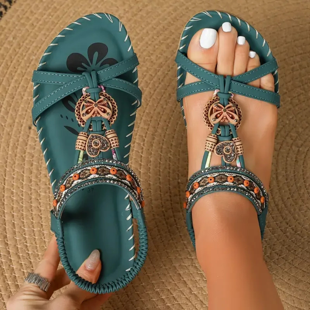 Nada – Ibiza-Style Comfort Sandal, view 4