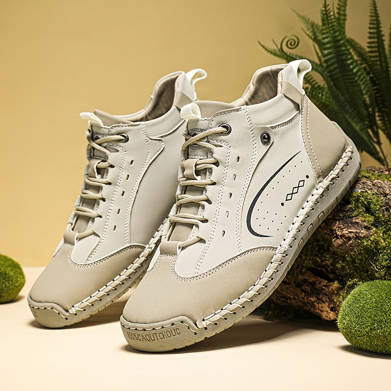 Romy – Soft Mid-Top Sneaker in Pastel Tones, view 3