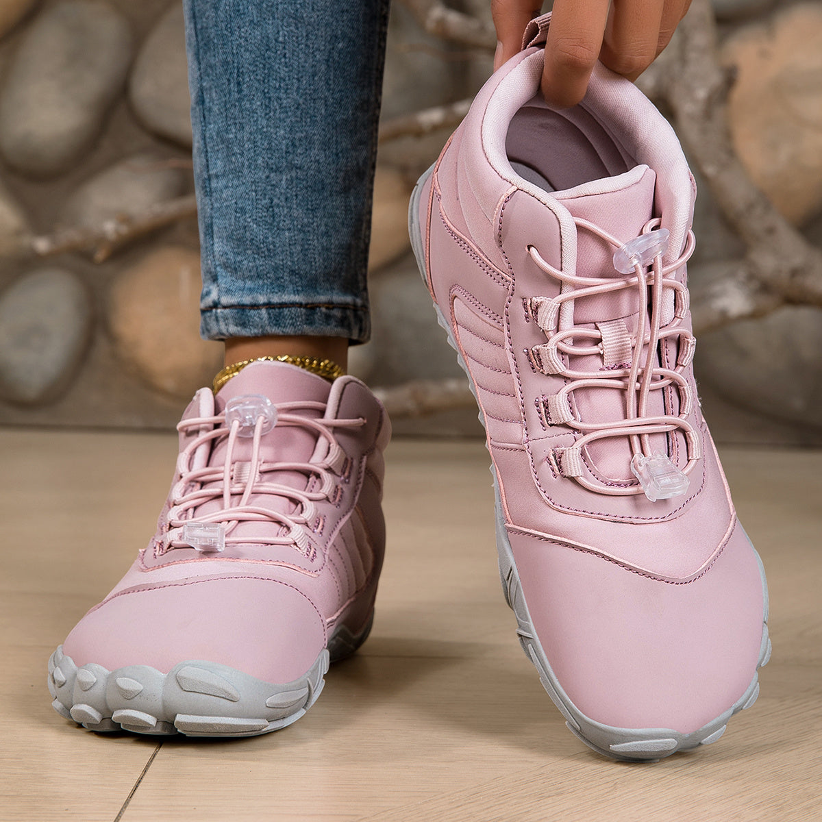 Britt – Barefoot Ankle Boot with Wide Toe Box, view 4