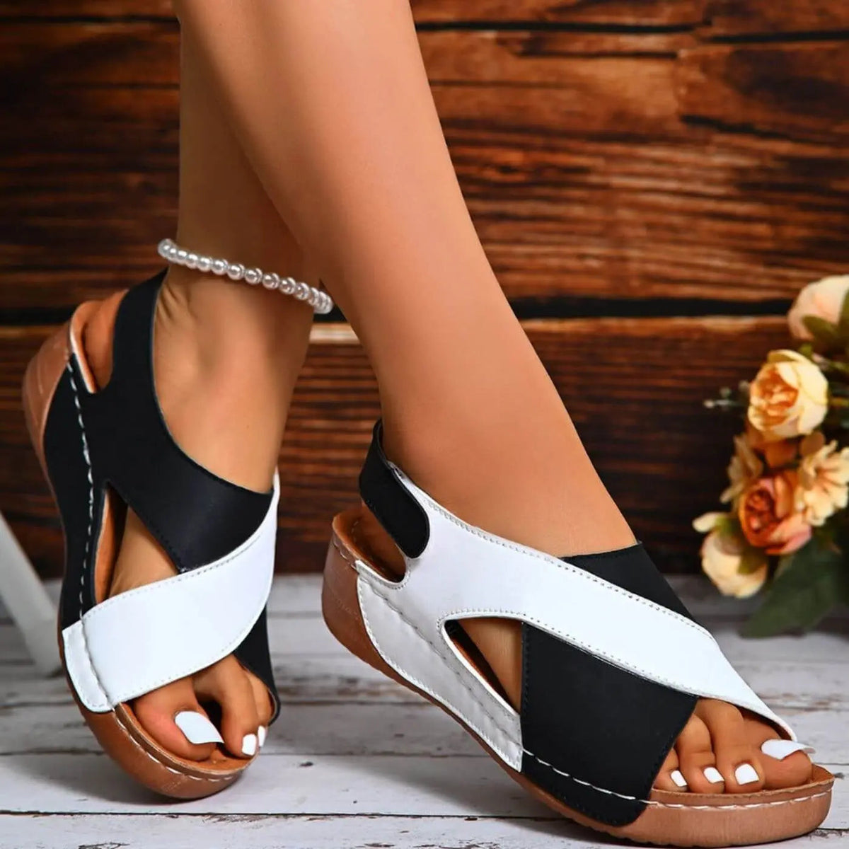 Nicole – Open-Toe Comfort Sandal, view 4