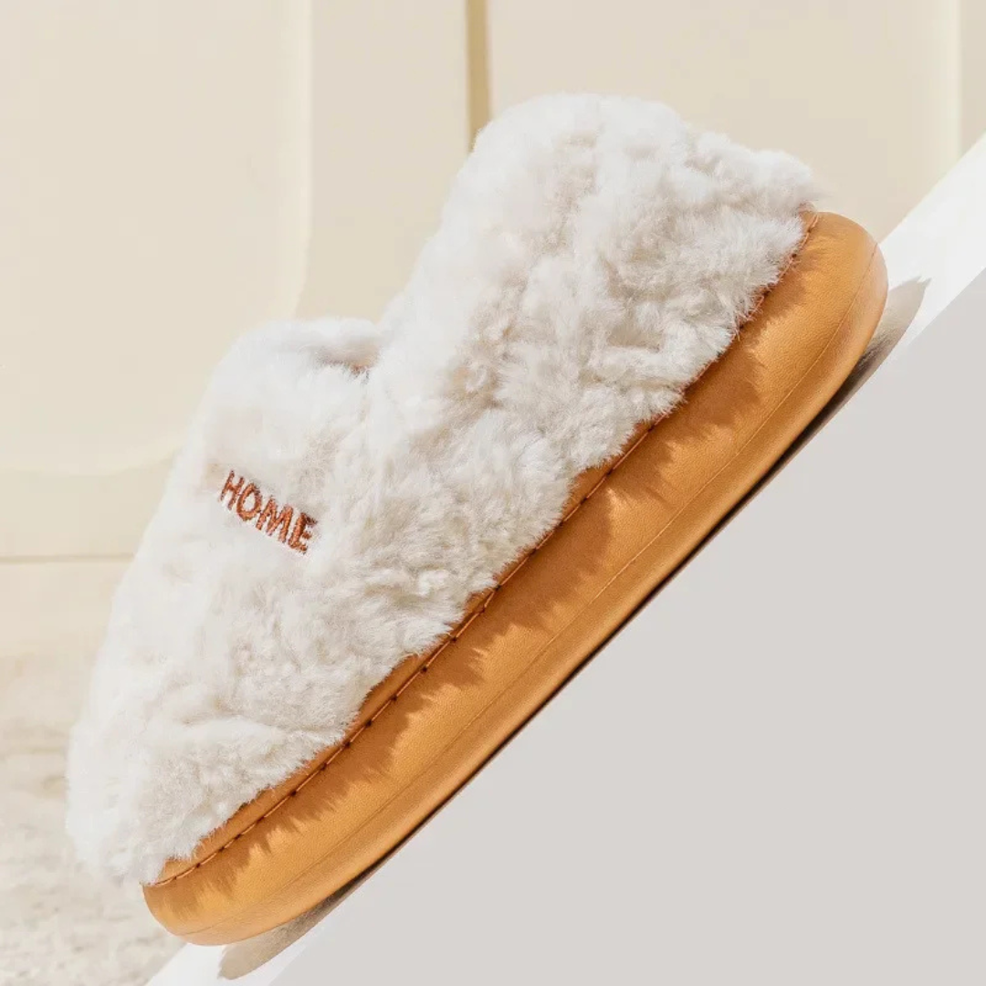 Hilde – Lined Plush Slipper, view 7