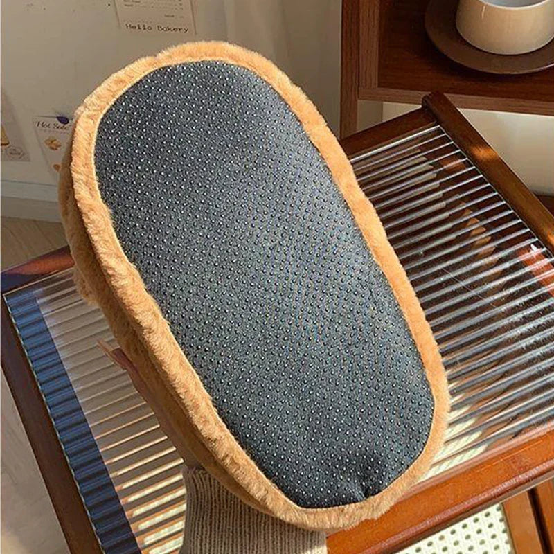 Teddy – Fluffy One-Size Winter Slipper, view 2