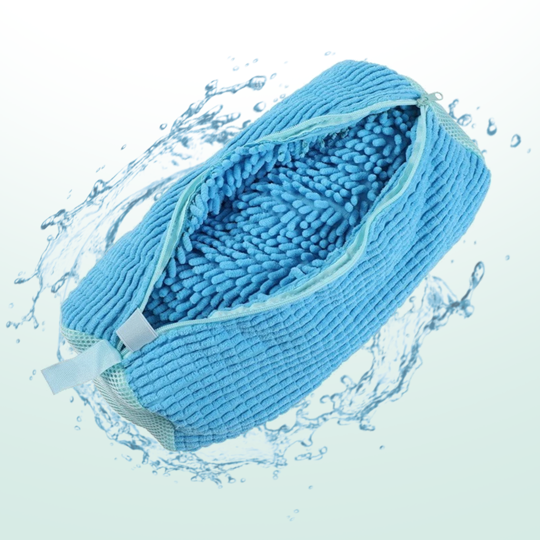 Shoe Washing Bag with Soft Bristles, view 11
