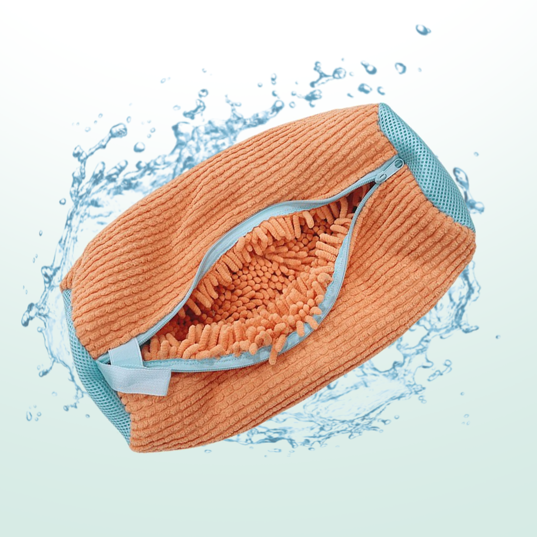 Shoe Washing Bag with Soft Bristles, view 9