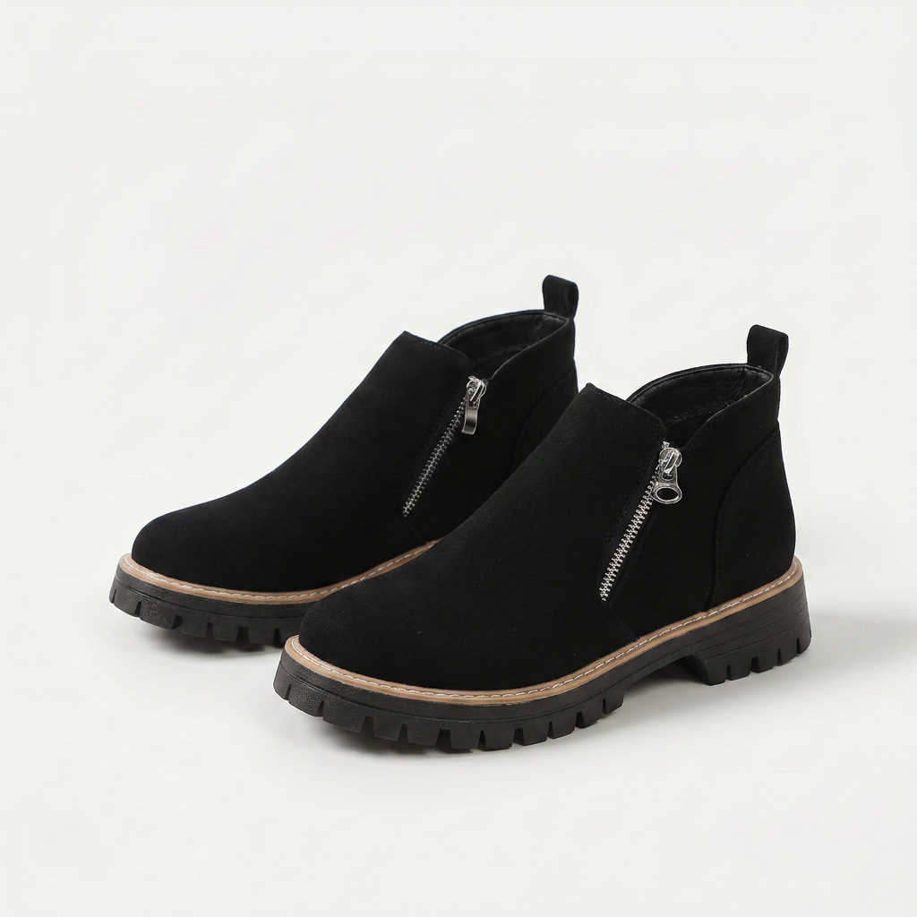 Frida – Platform Ankle Boot with Chunky Sole