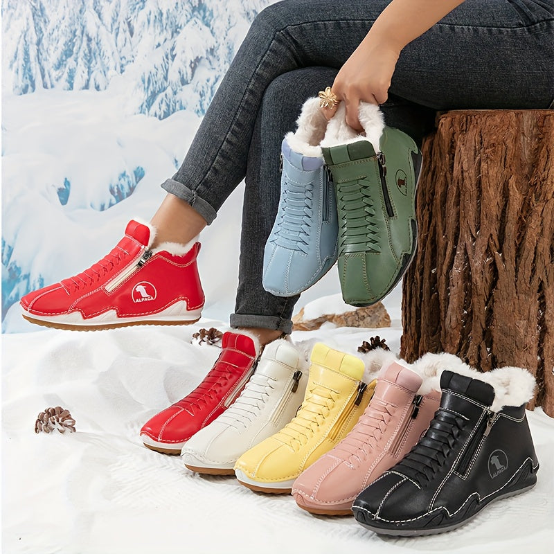 Lotta – Lined Ankle Boot with Zip & Laces, view 15