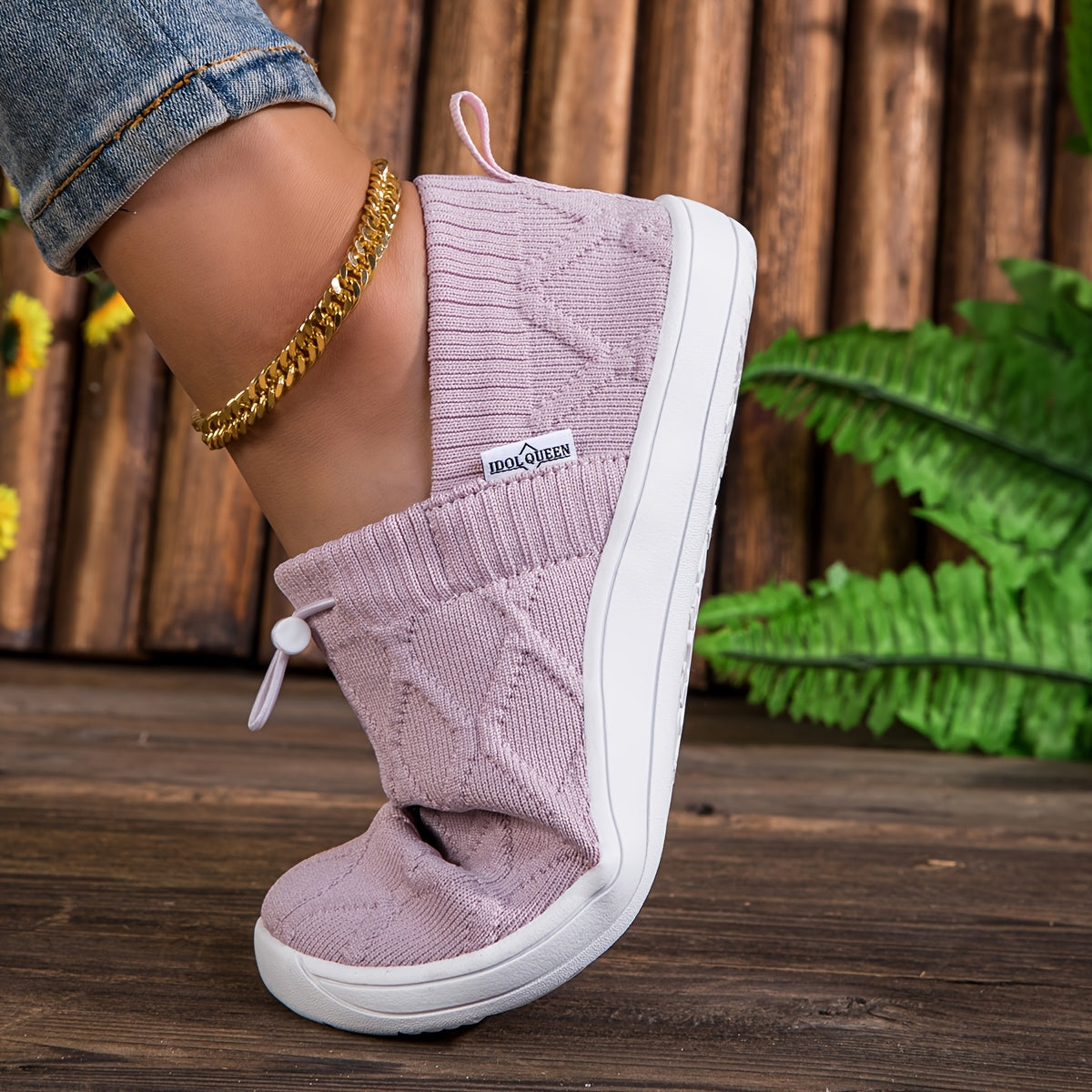 Fleur – Barefoot Sneaker with Extra-Wide Toe Box, view 6