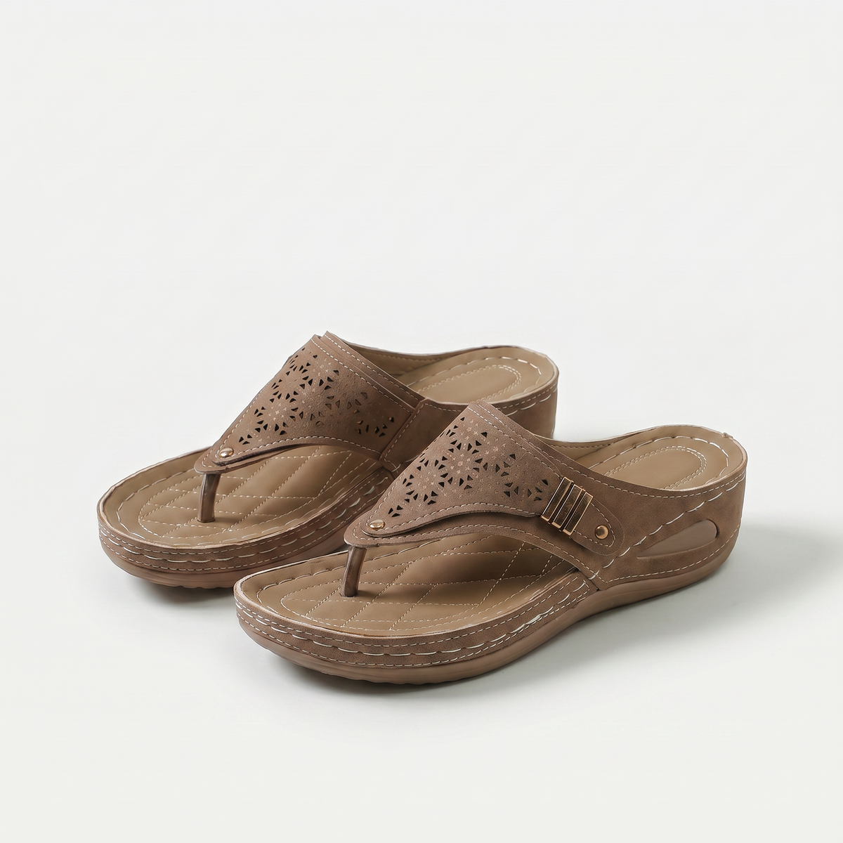 Élodie – Wedge Toe-Post Sandal, view 8