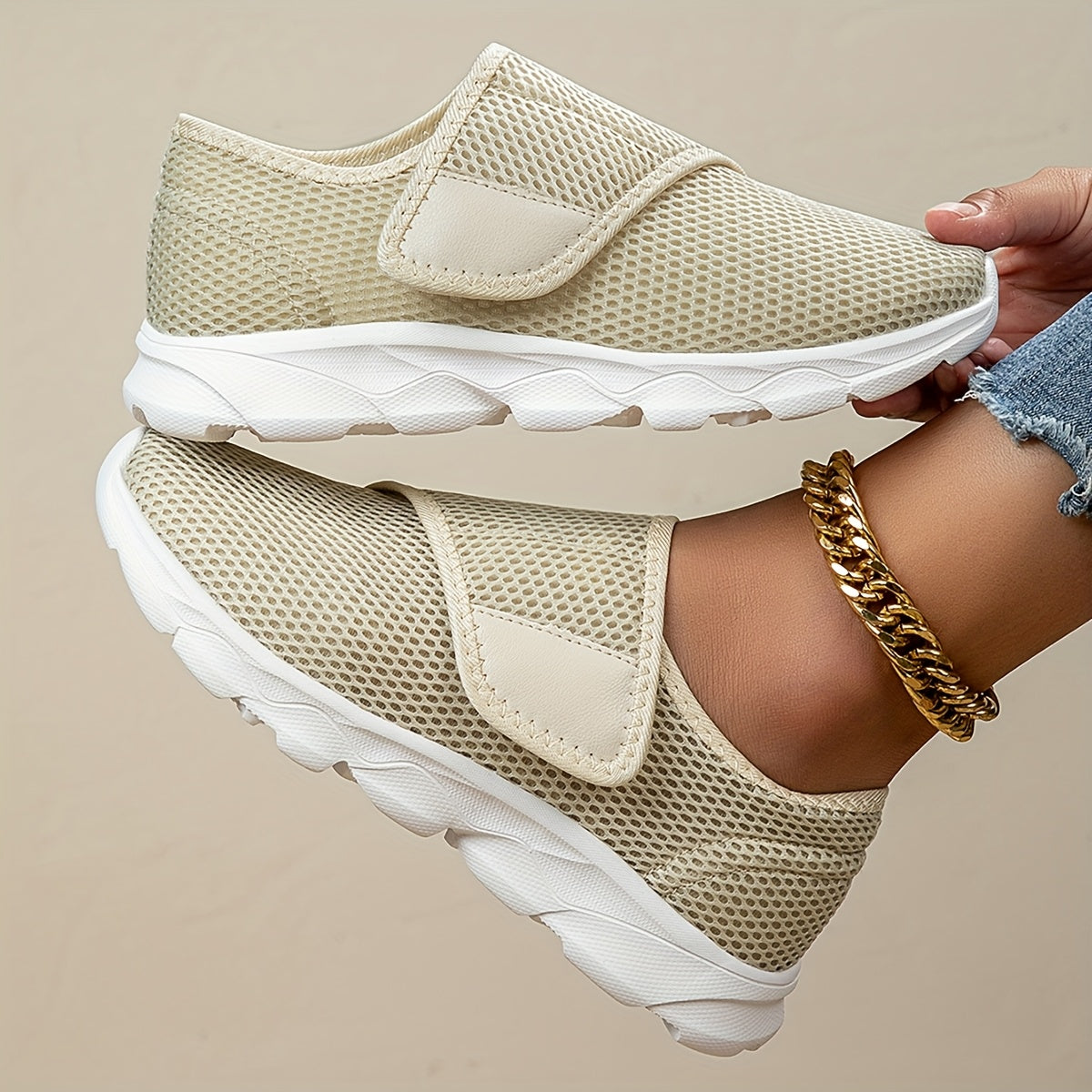 Els – Wide-Fit Comfort Shoe with Adjustable Strap, view 2