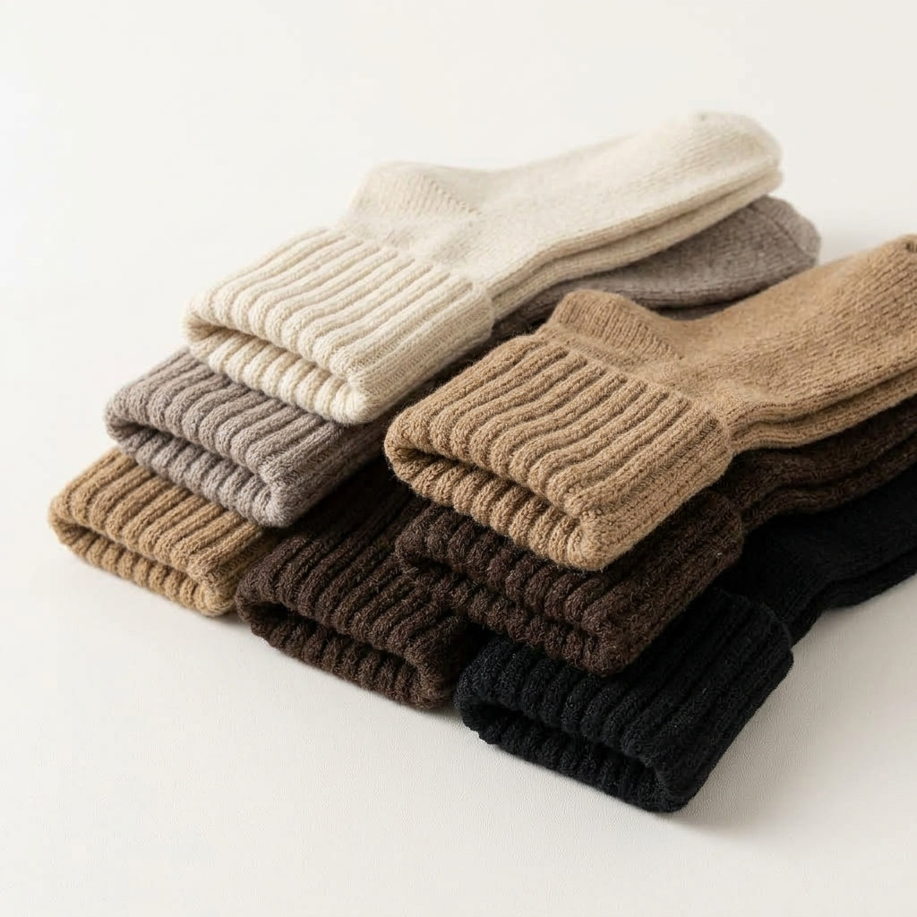 Winter Terry Socks – 5 Pairs, Thick & Warm, view 2