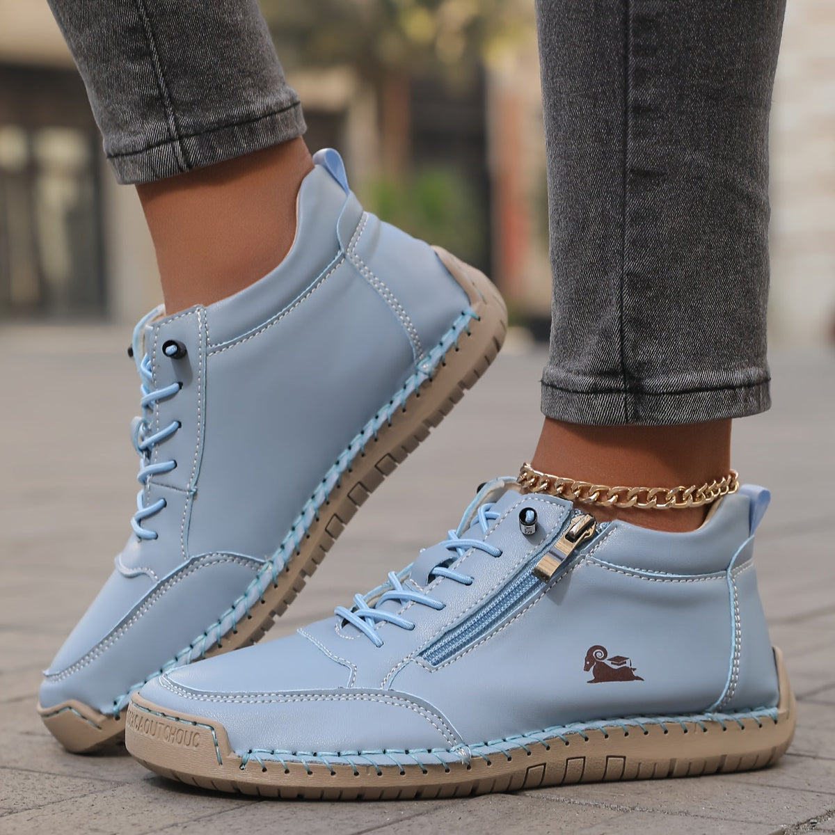 Mila – Comfort Sneaker with Side Zip, view 21