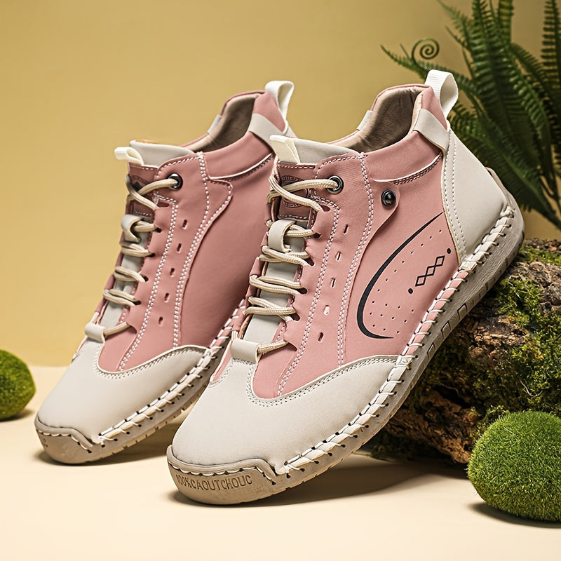 Romy – Soft Mid-Top Sneaker in Pastel Tones, view 6