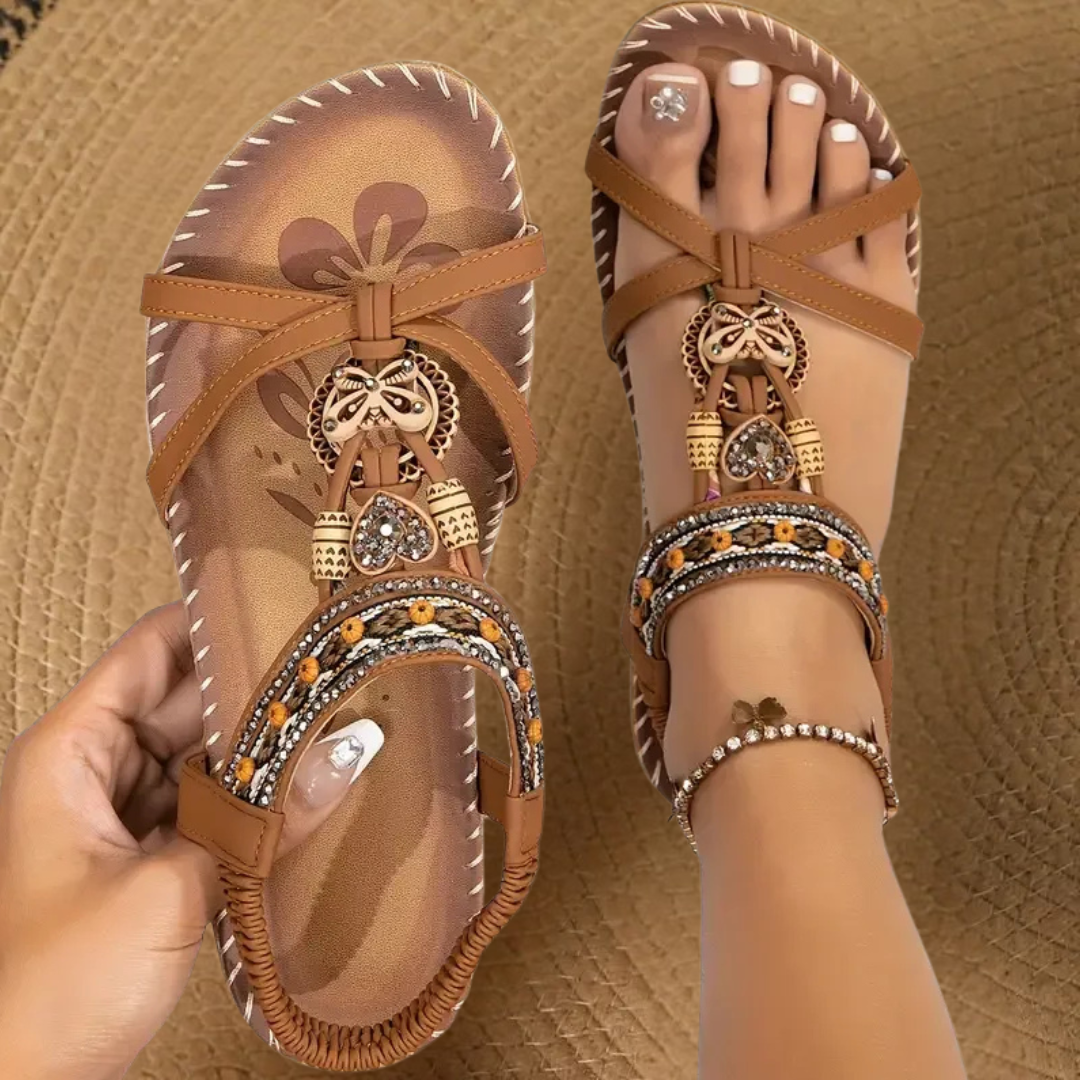 Nada – Ibiza-Style Comfort Sandal, view 8