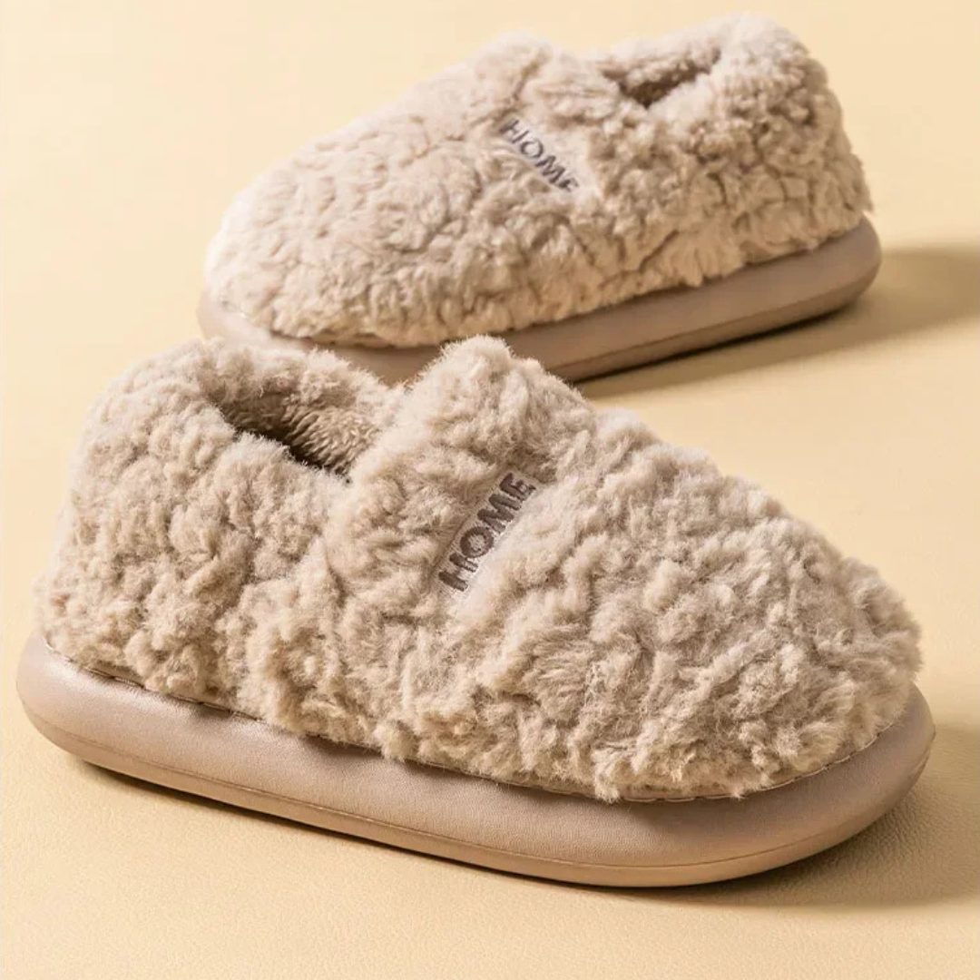 Hilde – Lined Plush Slipper, view 13
