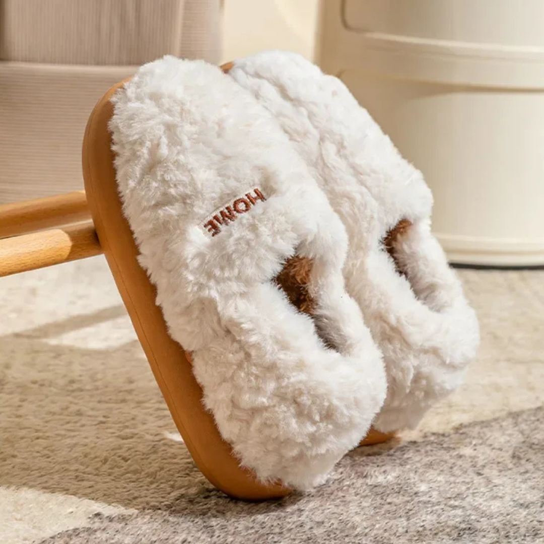 Hilde – Lined Plush Slipper, view 6