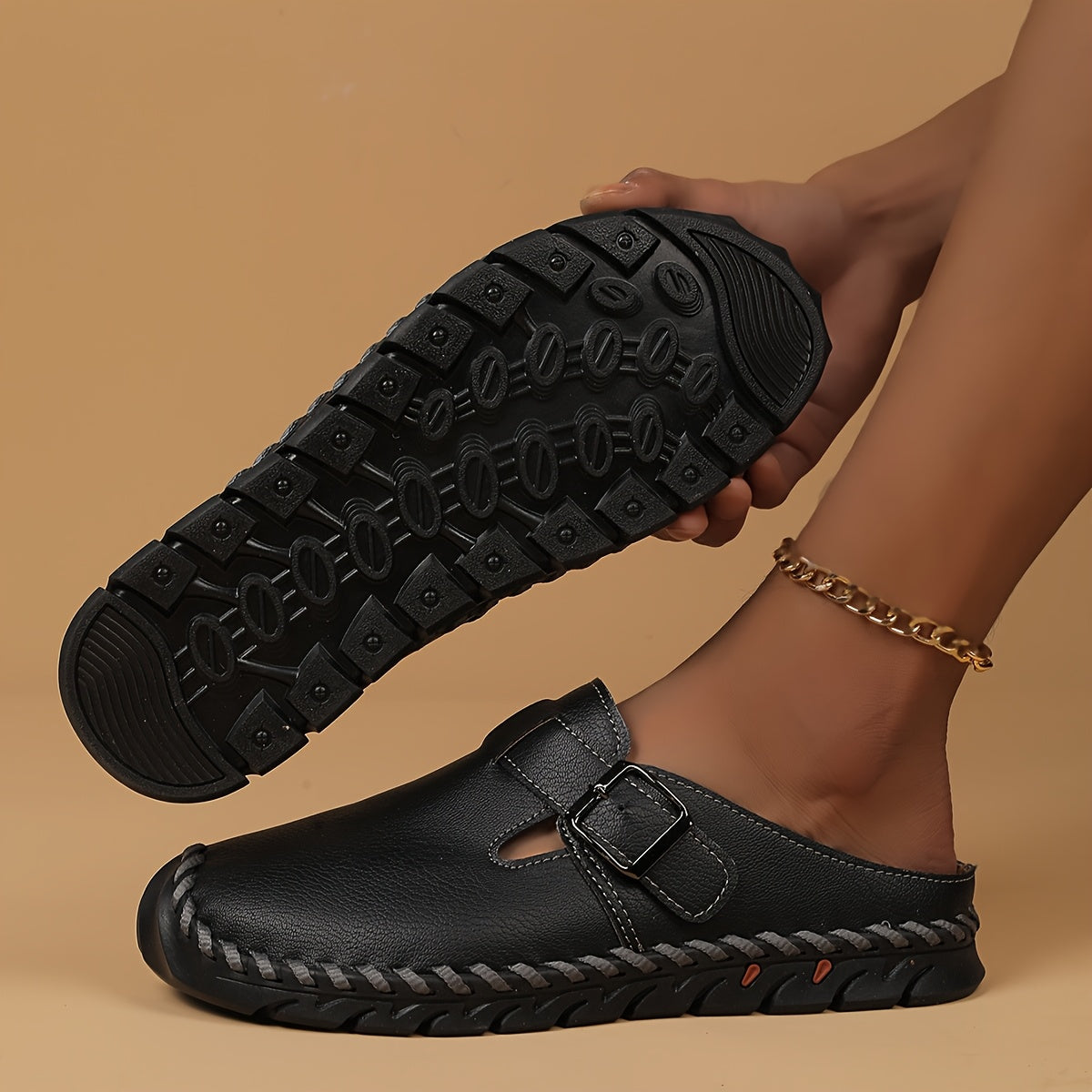 Marly – Comfort Mule with Buckle, view 4