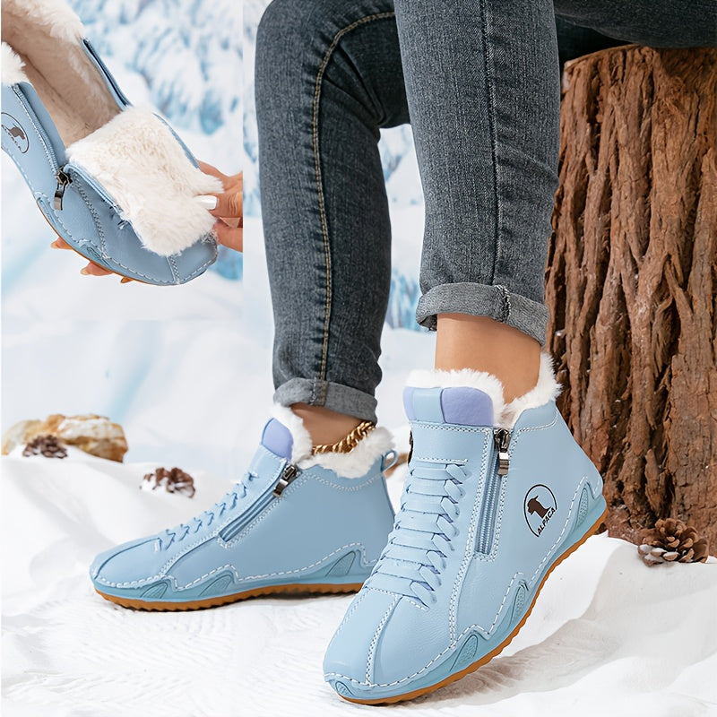 Lotta – Lined Ankle Boot with Zip & Laces, view 12