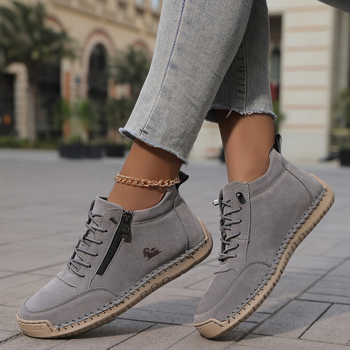 Mila – Comfort Sneaker with Side Zip, view 15
