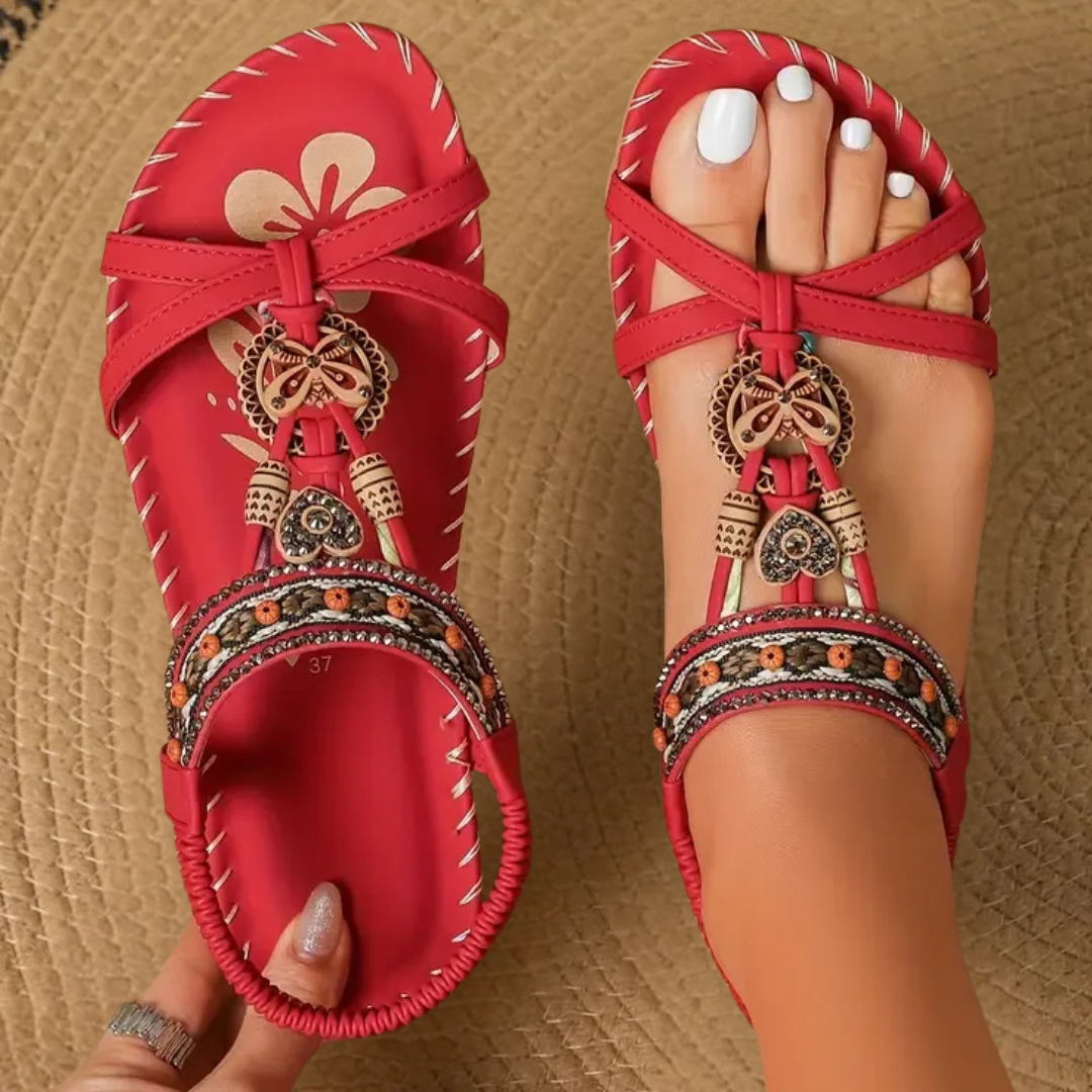 Nada – Ibiza-Style Comfort Sandal, view 6