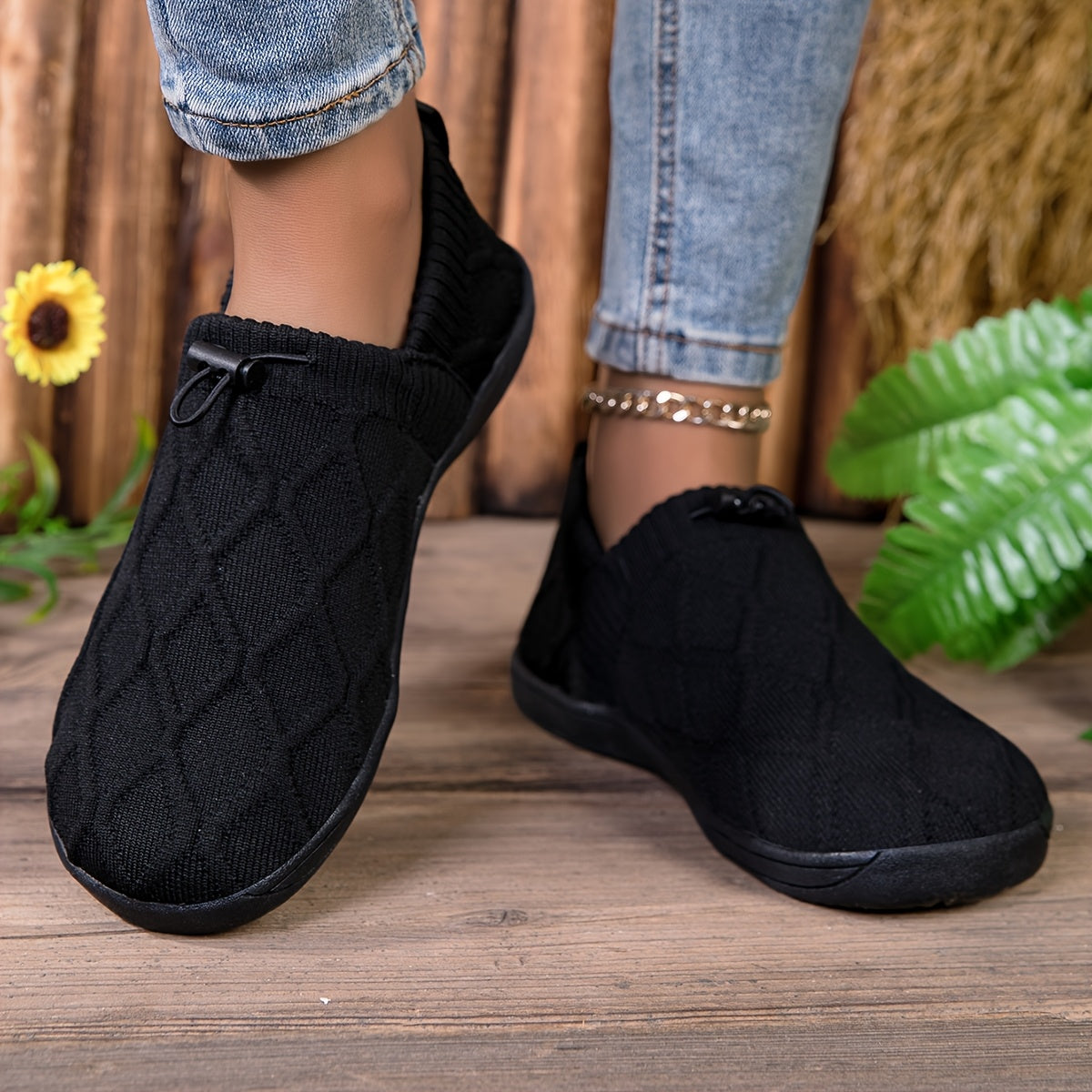 Fleur – Barefoot Sneaker with Extra-Wide Toe Box, view 4