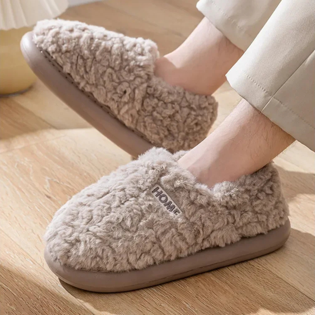 Hilde – Lined Plush Slipper, view 2