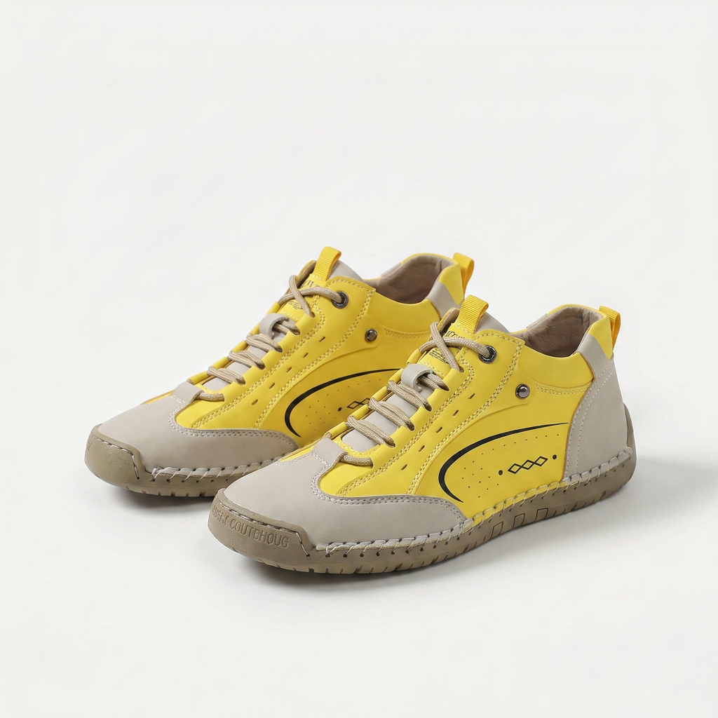 Romy – Soft Mid-Top Sneaker in Pastel Tones