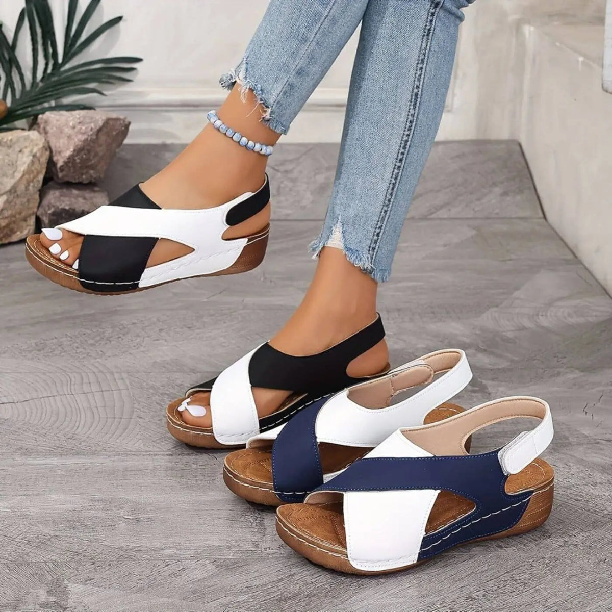 Nicole – Open-Toe Comfort Sandal, view 11