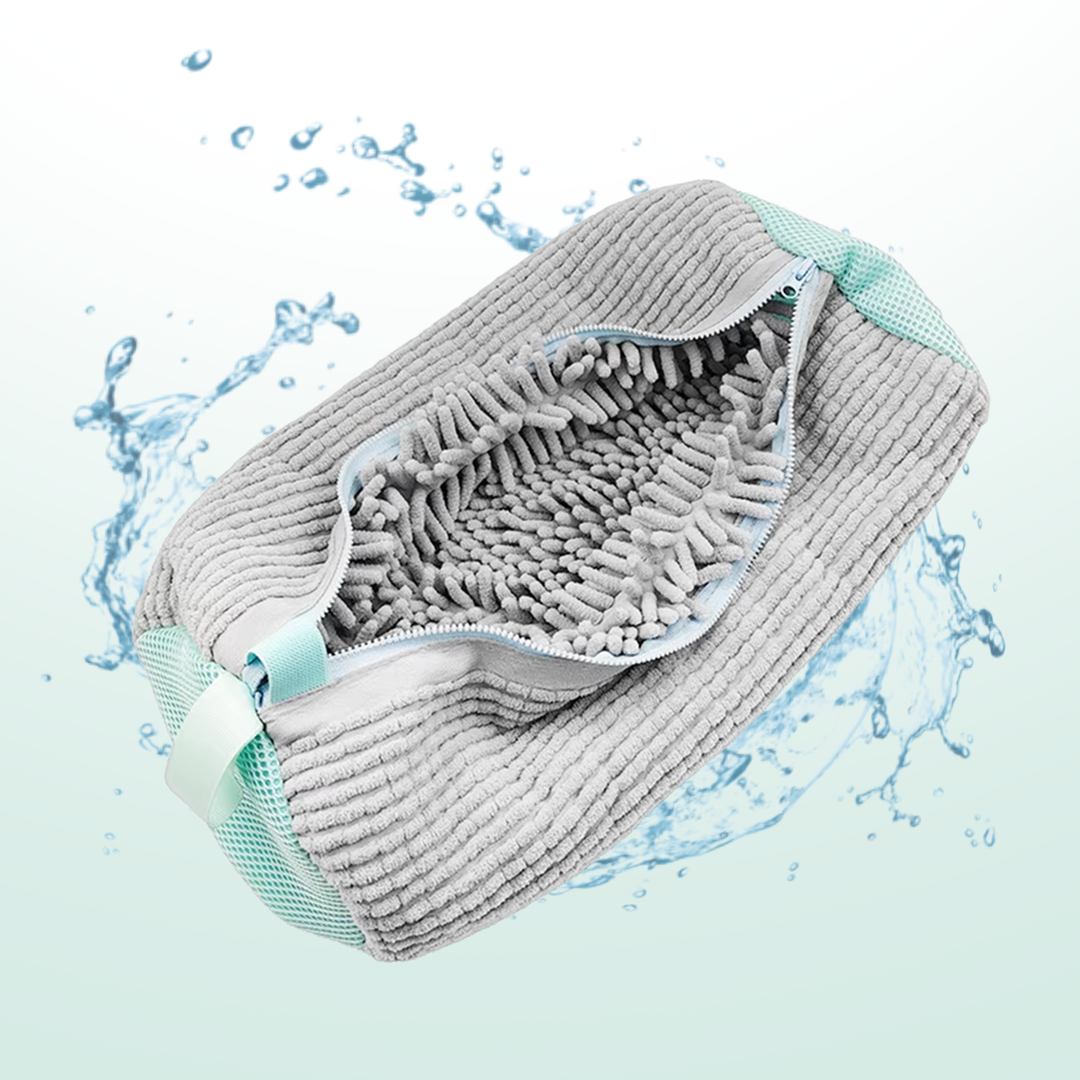 Shoe Washing Bag with Soft Bristles, view 10
