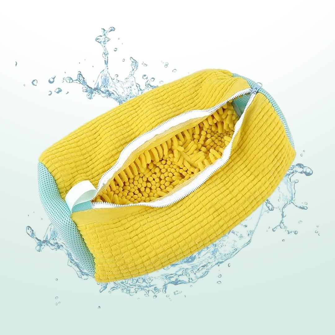 Shoe Washing Bag with Soft Bristles, view 2