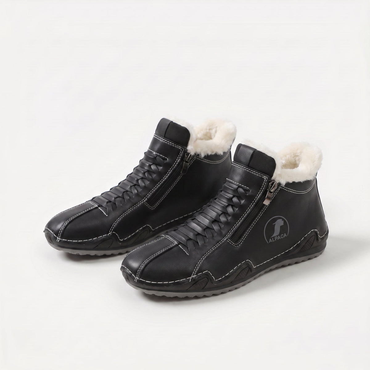 Lotta – Lined Ankle Boot with Zip & Laces, view 5