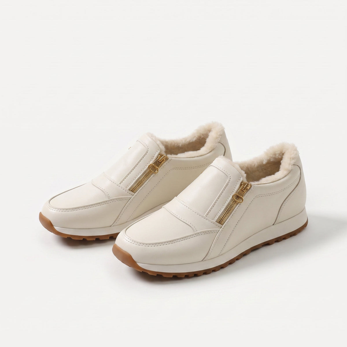 Janne – Warm Slip-On Sneaker with Double Zip, view 5