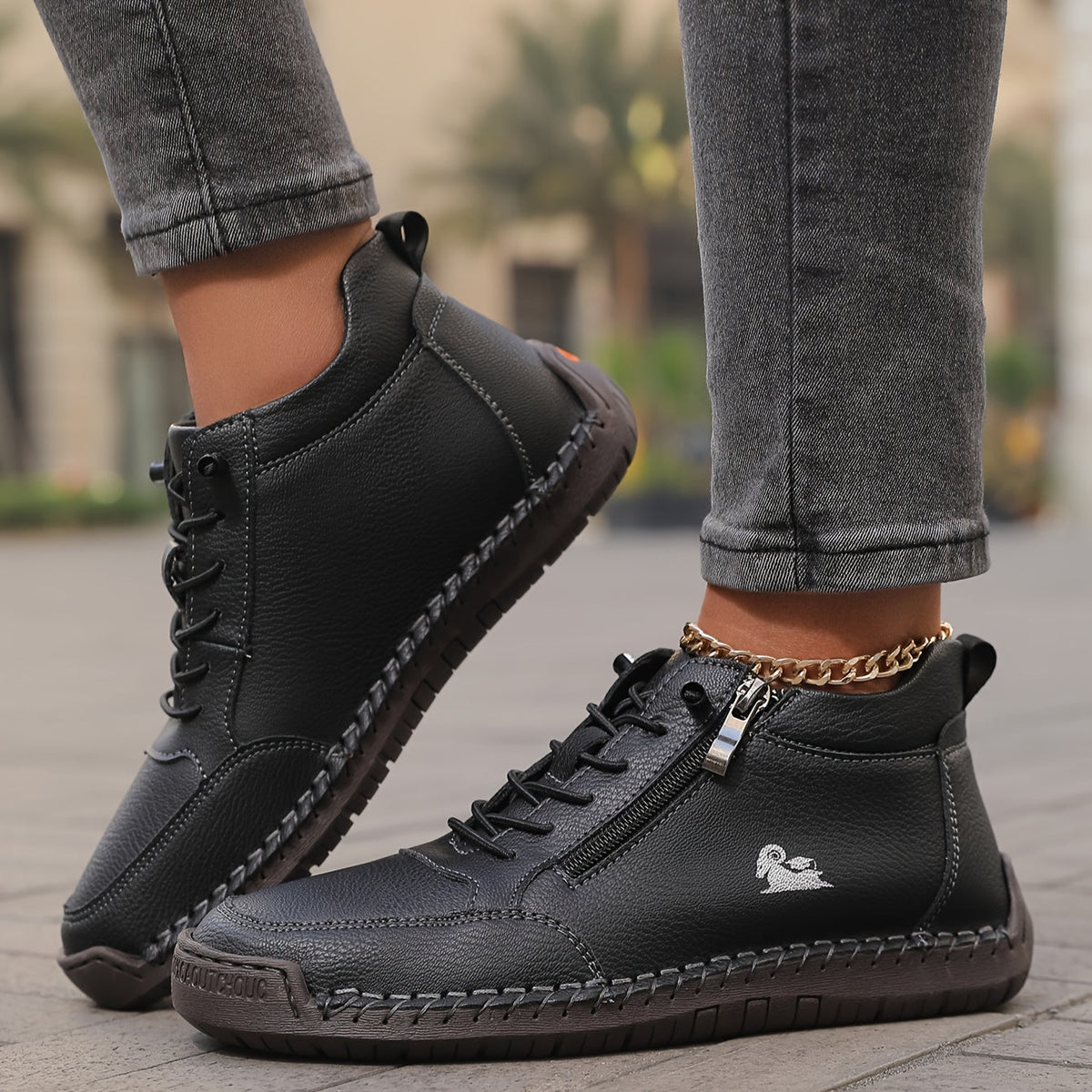 Mila – Comfort Sneaker with Side Zip, view 12