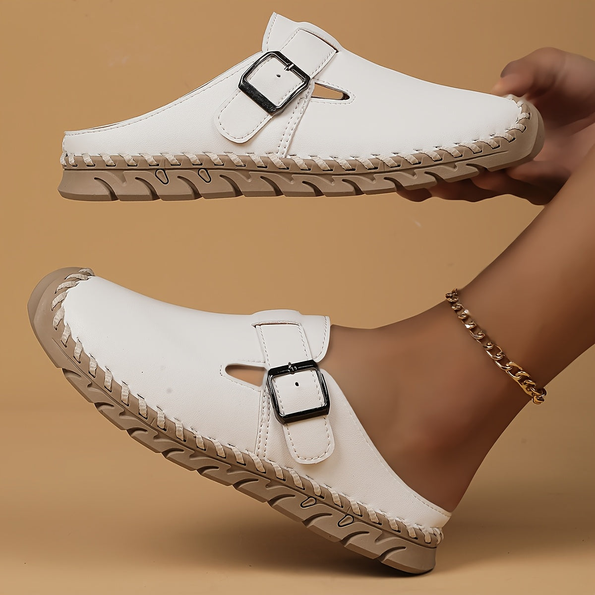 Marly – Comfort Mule with Buckle, view 16