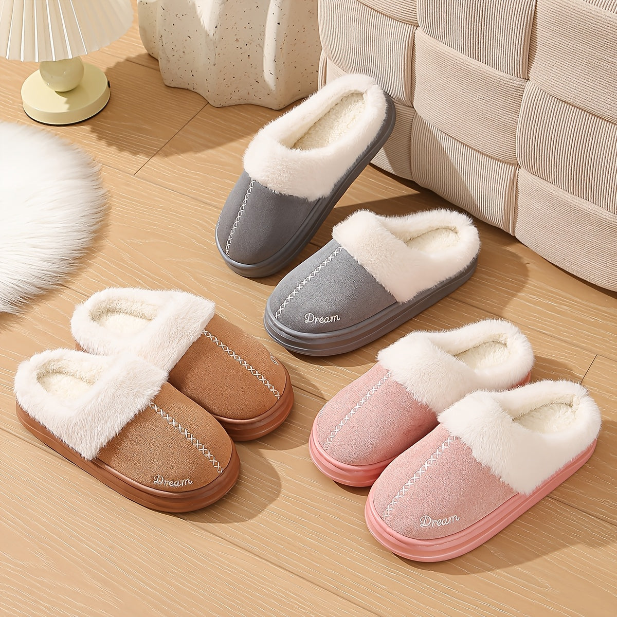 Suze – Faux-Fur Slipper with Warm Lining, view 10