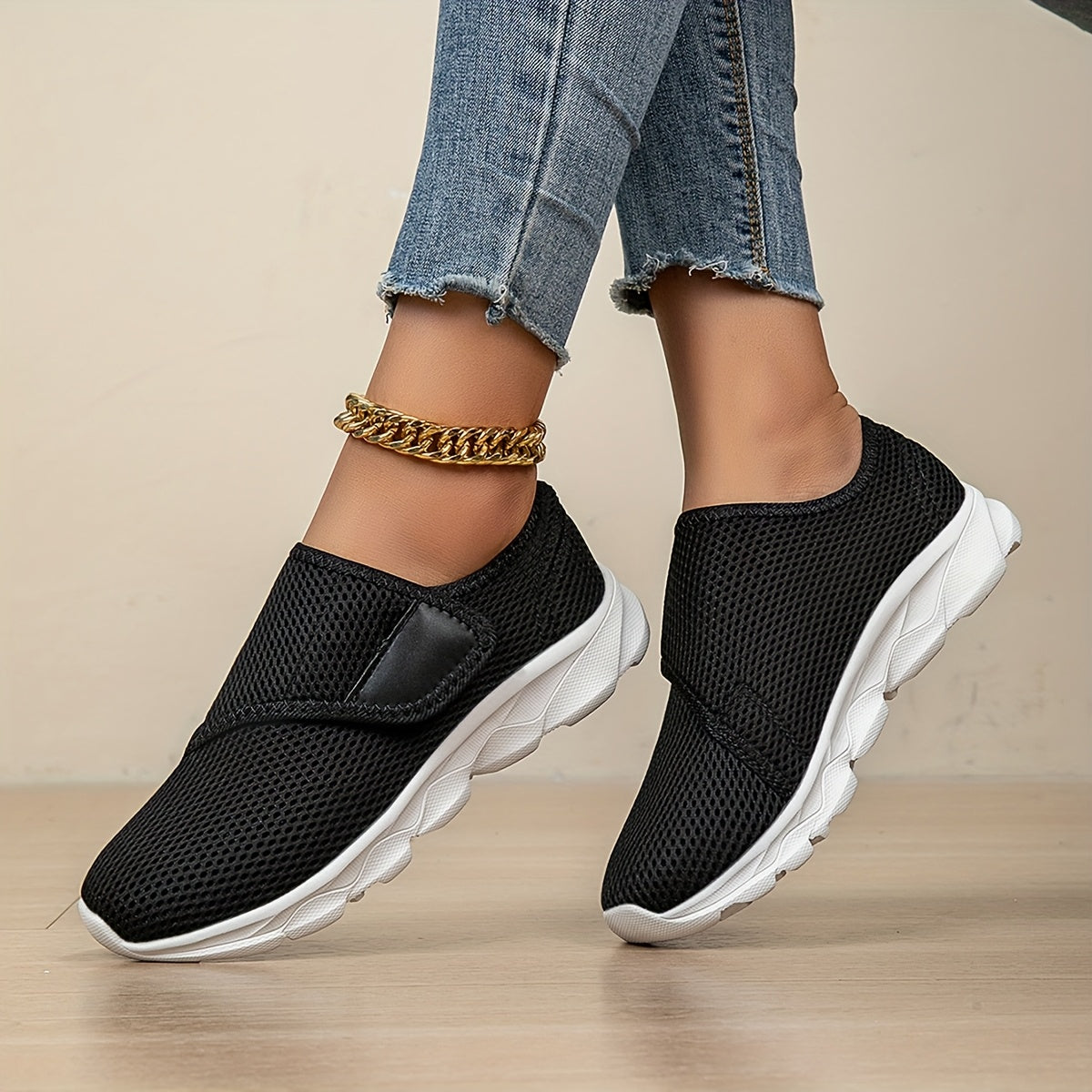 Els – Wide-Fit Comfort Shoe with Adjustable Strap, view 13