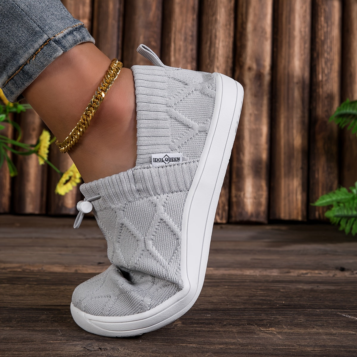 Fleur – Barefoot Sneaker with Extra-Wide Toe Box, view 12