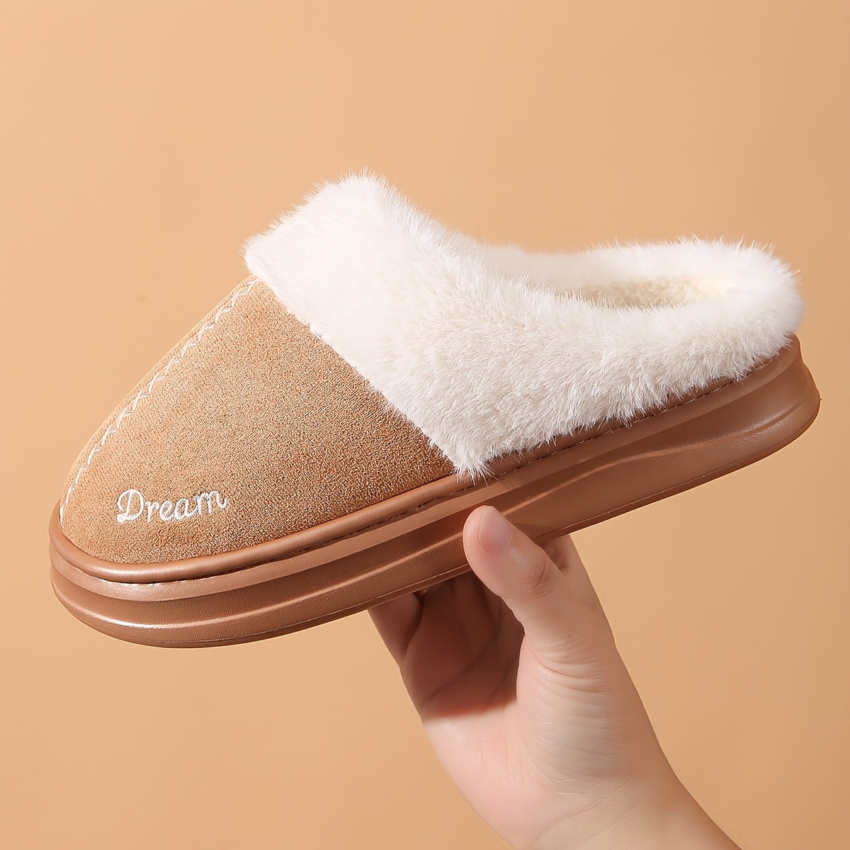 Suze – Faux-Fur Slipper with Warm Lining, view 9