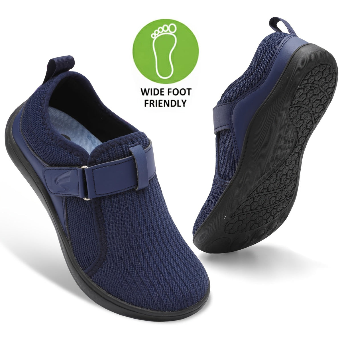 Anke – Wide-Fit Comfort Sneaker with Adjustable Strap, view 17