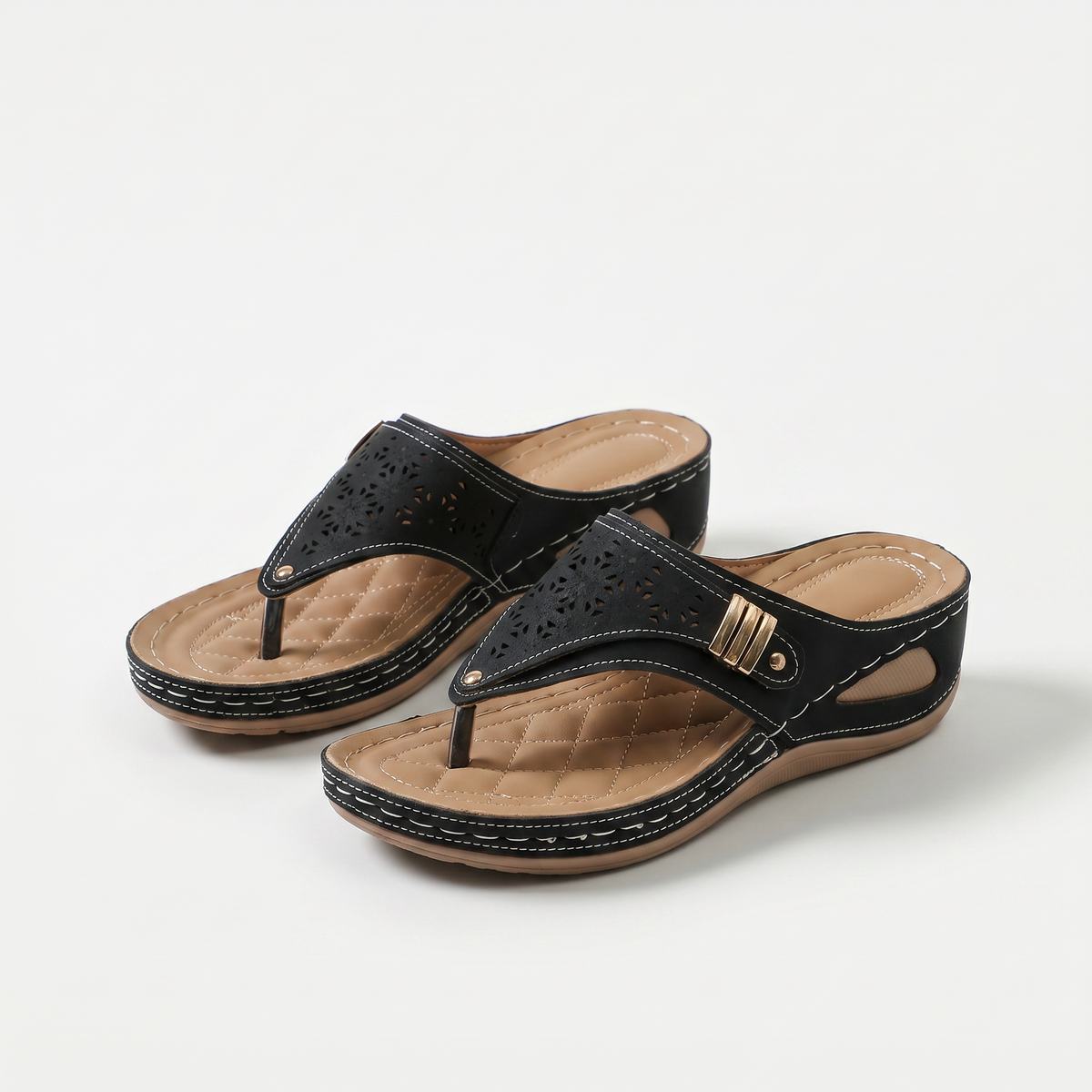 Élodie – Wedge Toe-Post Sandal, view 6
