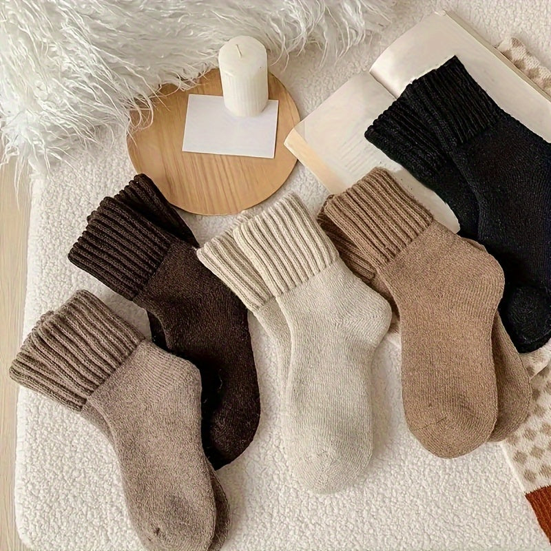 Winter Terry Socks – 5 Pairs, Thick & Warm, view 4