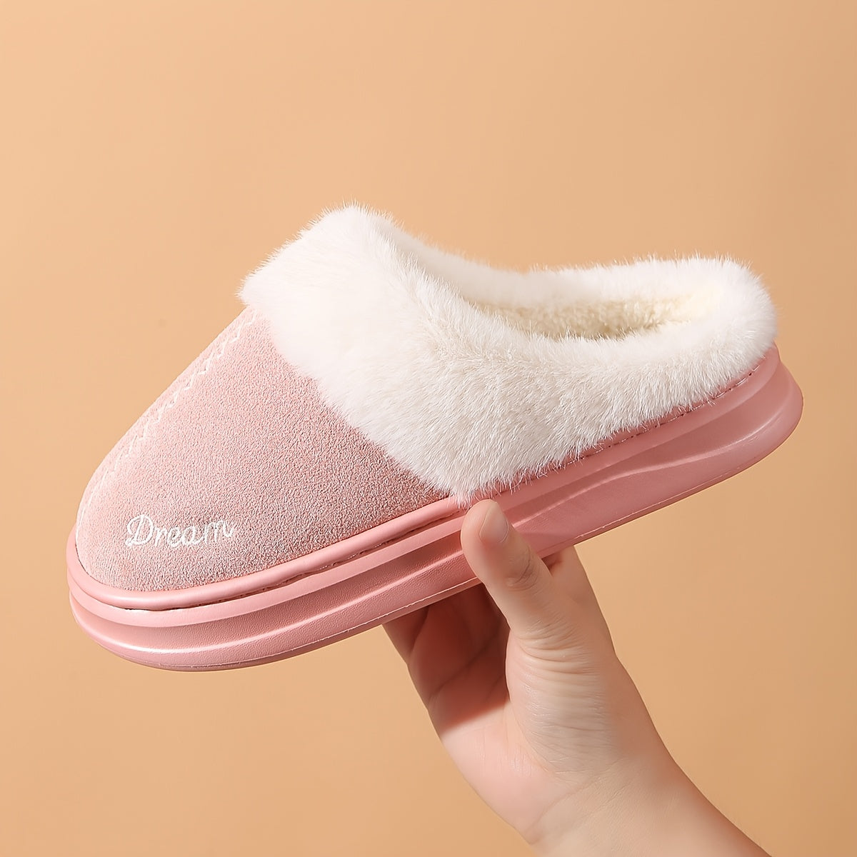 Suze – Faux-Fur Slipper with Warm Lining, view 3