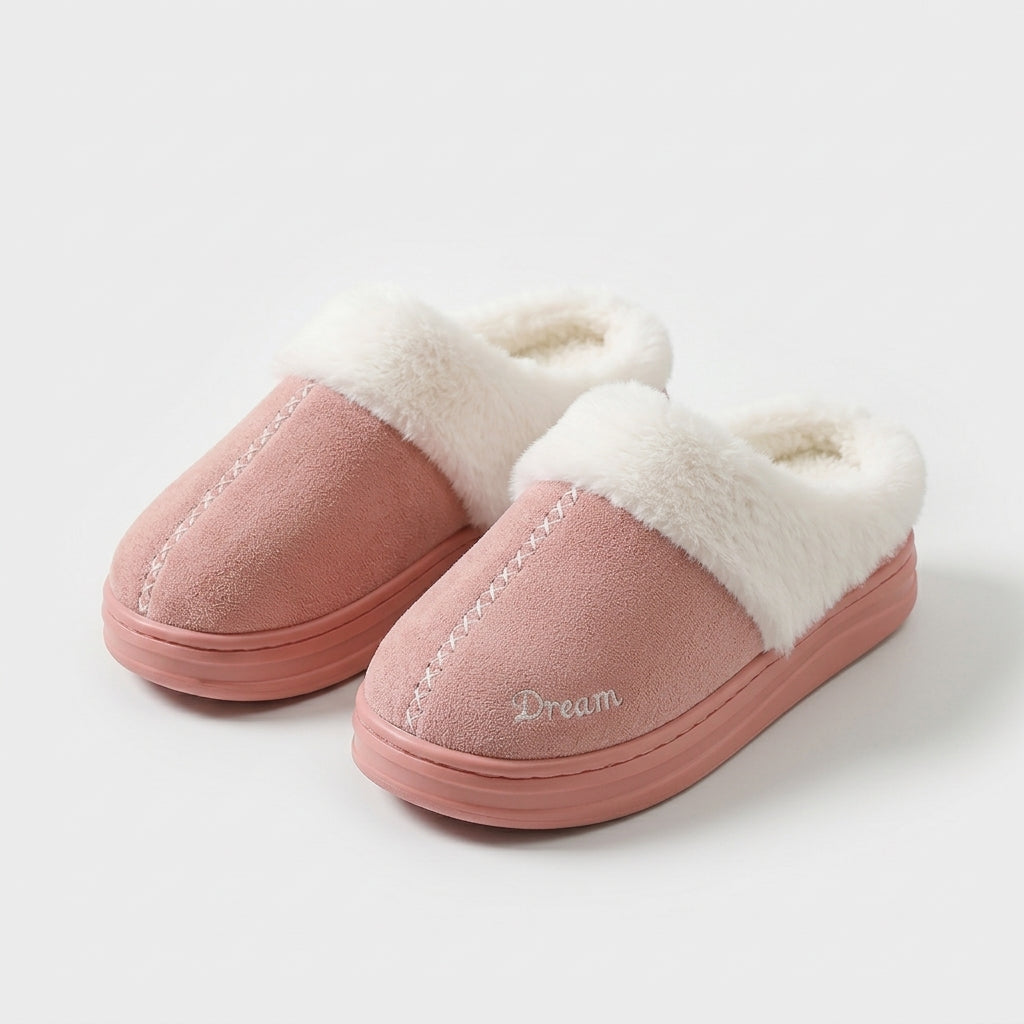 Suze – Faux-Fur Slipper with Warm Lining