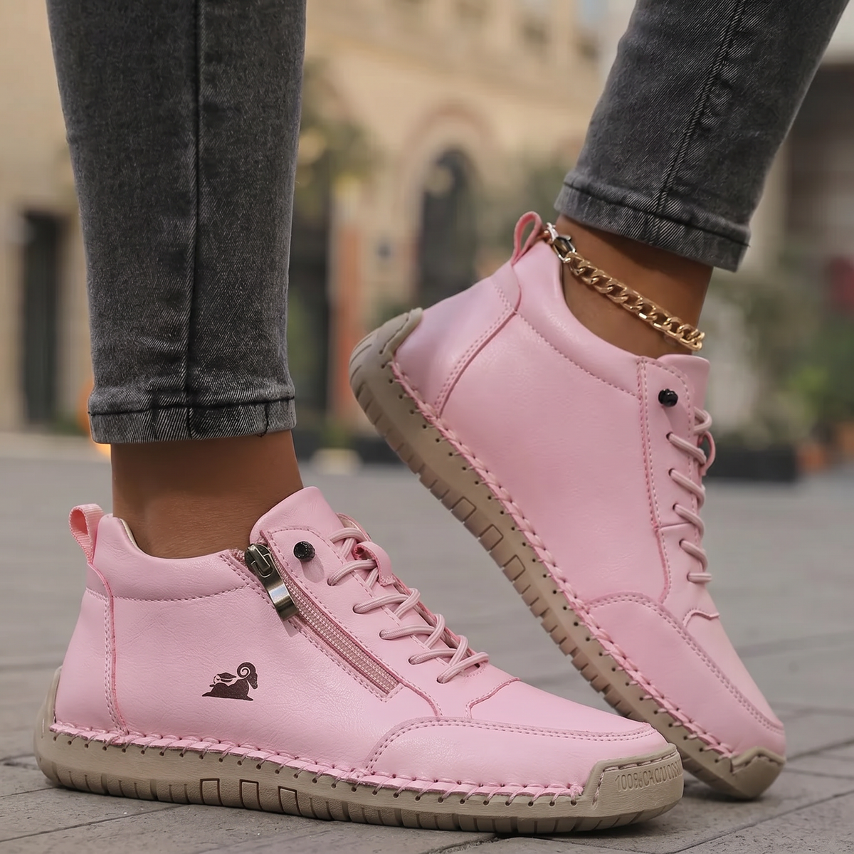 Mila – Comfort Sneaker with Side Zip, view 9