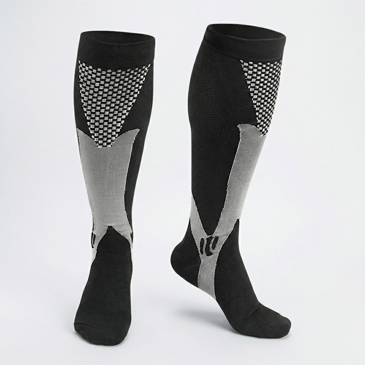 Knee-High Compression Socks – Black